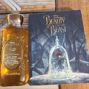 Bath & Body Works Belle Body Wash. Bundle Includes Paperback Of Beauty And Beast